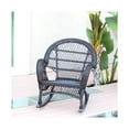 thumbnail image 2 of Pemberly Row Modern / Contemporary Rocker Wicker Chair in Espresso, 2 of 2