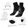 thumbnail image 5 of Rocae Black Cobra Snake for Premium Adult Socks,Comfortable, Breathable, and Durable Socks, Perfect for Everyday Wear, 5 of 7
