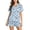 Light Blue-a, variant on Cute Halloween Pjs Set for Women Lovely Ghost Pumpkin Printed Collar Short Sleeve Shirt With Elastic Shorts Smooth Milk Silk 2 Piece Set Halloween Party Loungewear Gift