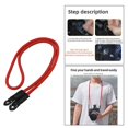 thumbnail image 4 of tredstone Retro Universal Climbing Rope Camera Shoulder Neck Strap Belt 100cm Red, 4 of 5
