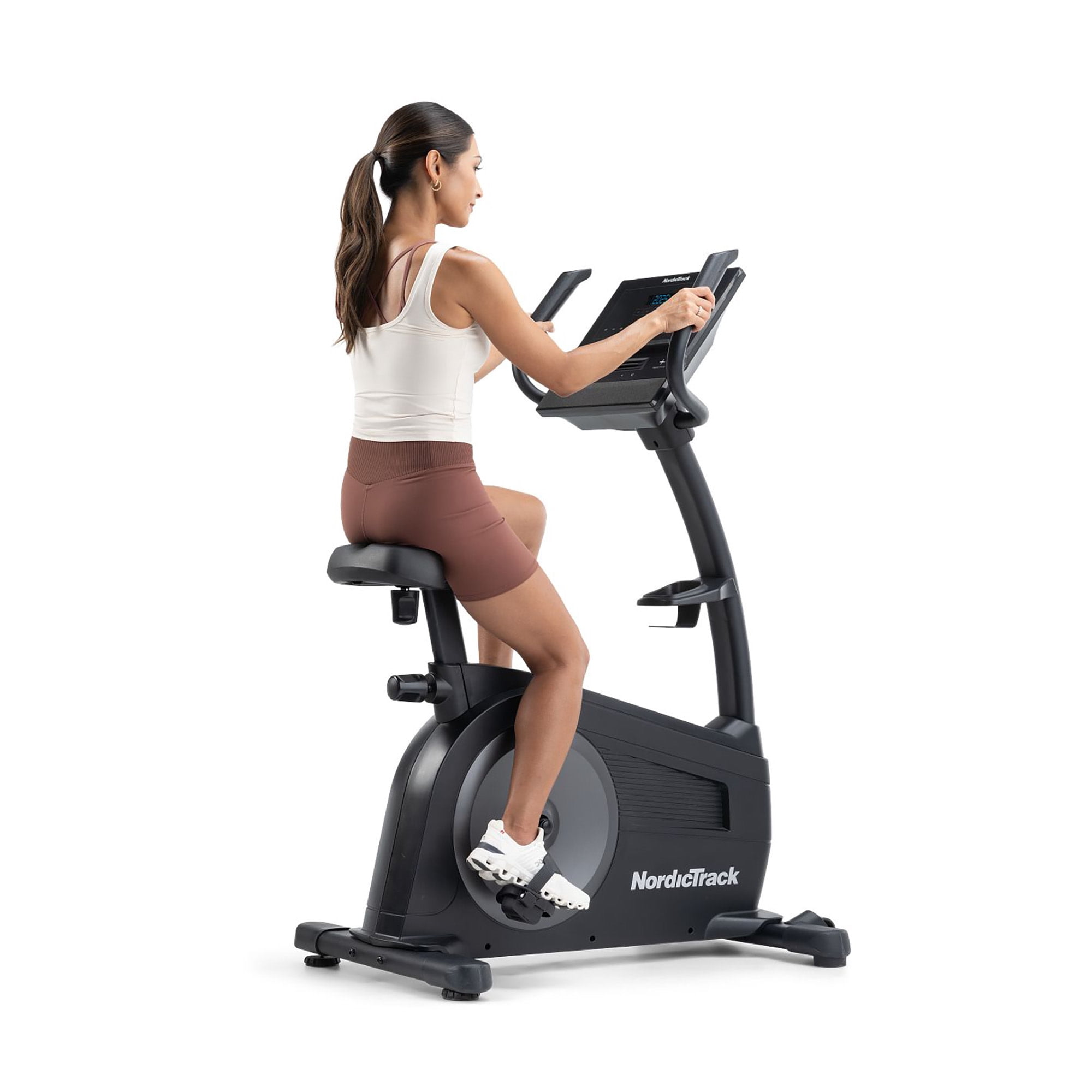 NordicTrack G LE Upright Smart Exercise Bike with 24 Resistance Levels, Silent Magnetic Resistance™, AutoBreeze™ Fan, SmartAdjust™ Technology & Powered by iFIT