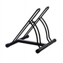 RAD Cycle Pro-Quality Dual Bicycle Rack Floor Stand, Black (2 Bicycle)