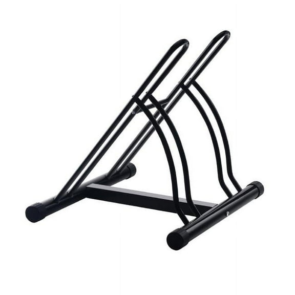 RAD Cycle Pro-Quality Dual Bicycle Rack Floor Stand, Black (2 Bicycle)
