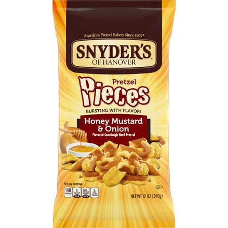 Snyder's of Hanover Pretzel Pieces, Honey Mustard & Onion, 12 oz