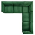 thumbnail image 2 of Conjure Channel Tufted Performance Velvet 5-Piece Sectional-EEI-5772-BLK-COG, 2 of 6
