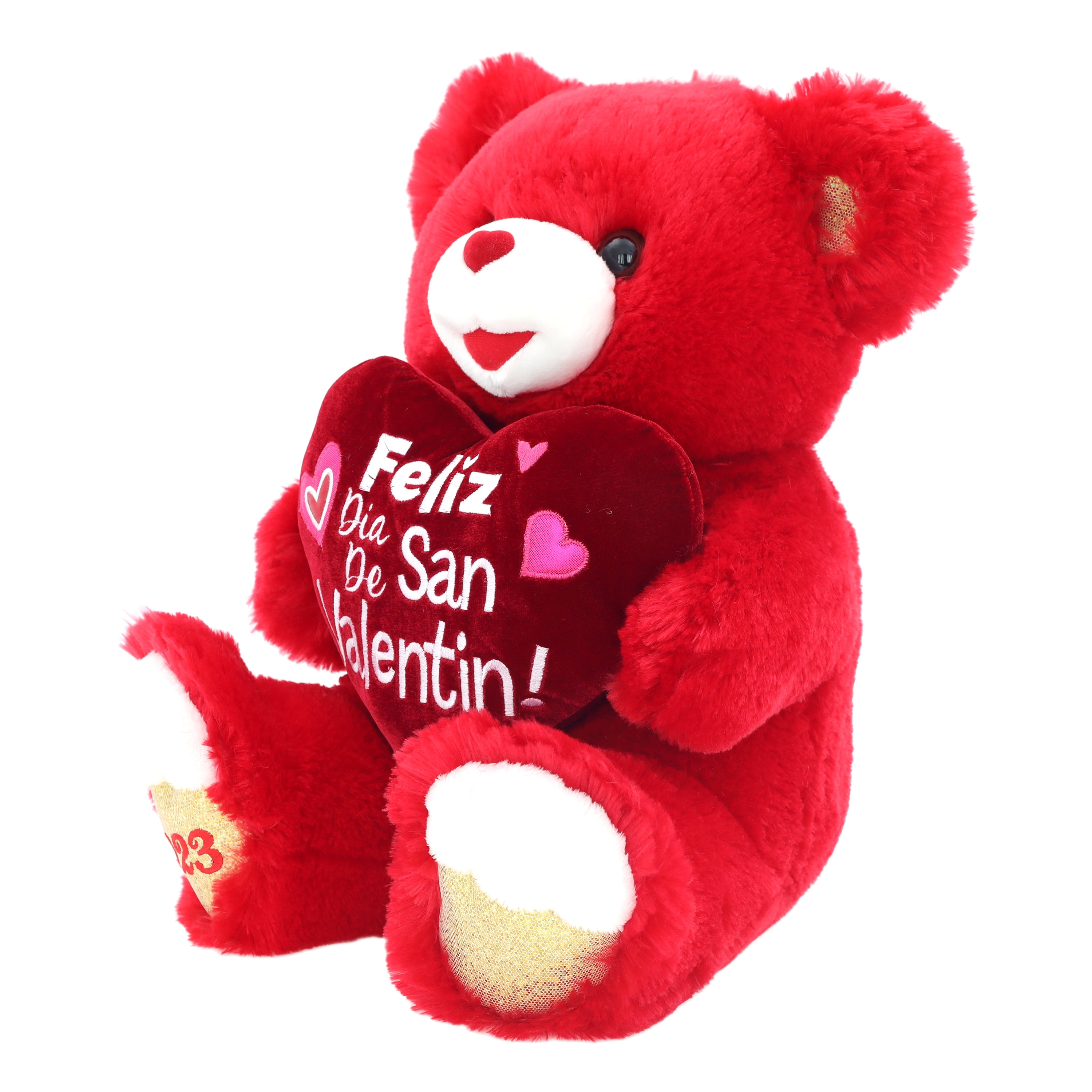 Way to Celebrate! Valentine's Day 31in Sweetheart Teddy Bear 2023, White 