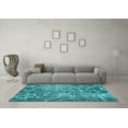 thumbnail image 3 of Ahgly Company Indoor Rectangle Abstract Light Blue Modern Area Rugs, 6' x 9', 3 of 4