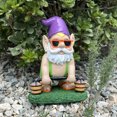 thumbnail image 3 of Oh My Gnome! Gnomchomsky Garden Statue, 3 of 5