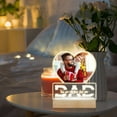 thumbnail image 4 of Desktop Photo Plaque with LED Custom Wood Acrylic Frame for Anniversary Birthday Giving, 4 of 8