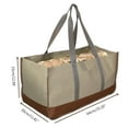 thumbnail image 3 of Supersized Canvas Firewood Carrier Log Carrying Bag Wood Carrier for Firewood Log Carrier Fireplace Tote Storage Bag, 3 of 12