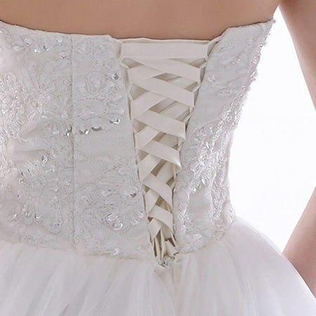 3m Satin Corset Kit Zipper Replacement Wedding Gown Dress Cord Back ...