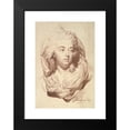 thumbnail image 2 of Jakob Matthias Schmutzer 18x24 Black Modern Framed Museum Art Print Titled - Head of a Woman with a Veil (1782), 2 of 5