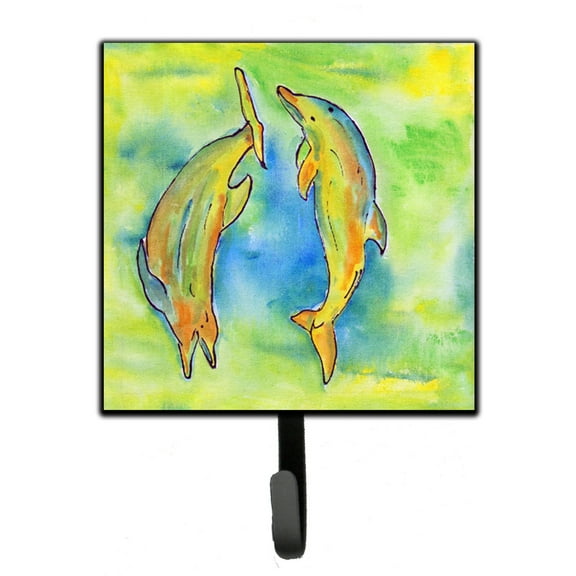 Carolines Treasures 8380SH4 Dolphin Leash or Key Holder Single Hook multicolor