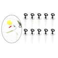 thumbnail image 3 of SunniMix 2x10Pcs Boilie Screw Peg with Swivel Fishing Carp Surface 15mm, 3 of 8