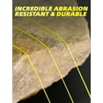 thumbnail image 5 of BLUEWING Braided Fishing Line 8 Strands PE Braid Fishing Lines Thin Diameter & Abrasion Resistant Fishing String for Saltwater Fishing 100LBS 300YD Yellow, 5 of 7