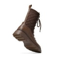 thumbnail image 2 of Dream Pairs Women's Fashion Lug Sole Ankle Booties Lace-Up Mid Calf Combat Boots SDMB2217W BROWN Size 8.5, 2 of 5