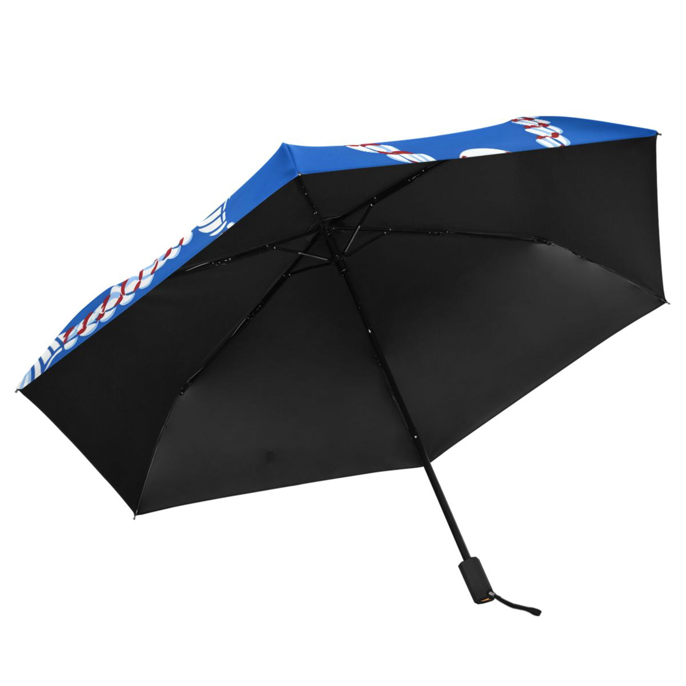ALAZA Baseball UPF 50+ Compact Folding Umbrella for Rain Travel Umbrella Packable