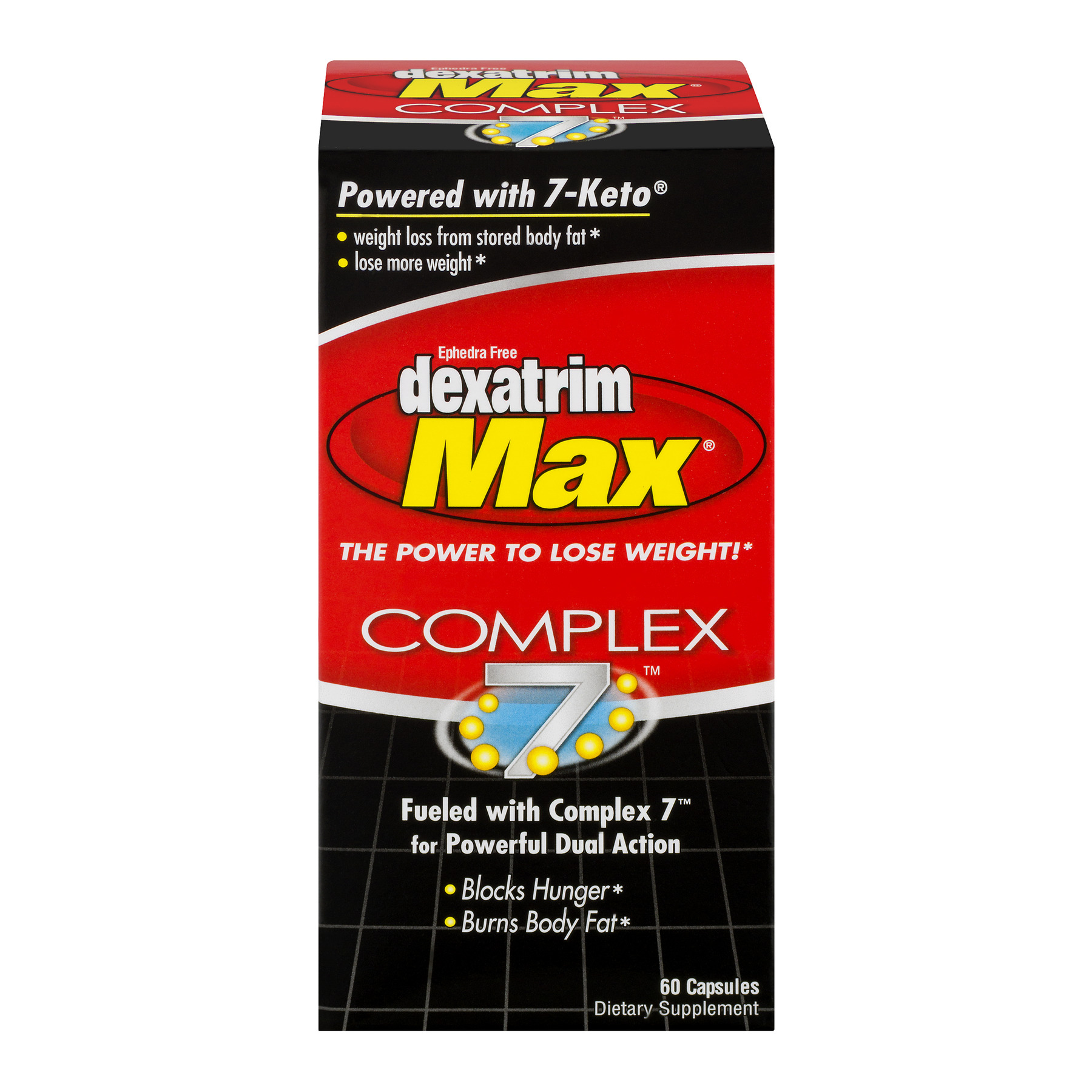 Dexatrim Max Complex Appetite Suppressant Weight Loss Dietary Supplement, Ctules, 60 Ct - image 6 of 7