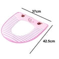 thumbnail image 2 of Household toilet ferrule universal waterproof toilet seat toilet seat cover pink, 2 of 5