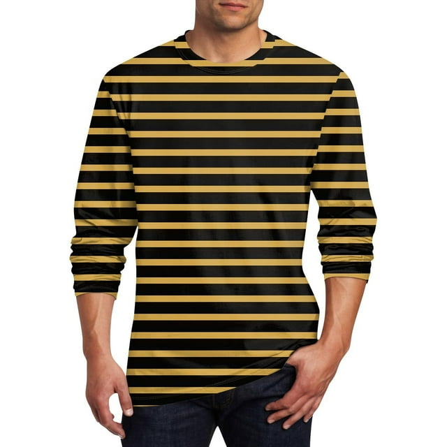 RXIRUCGD T-Shirt à Col Rond pour Hommes, Décontracté, Mode, Imprimé, Manches Courtes, Chandail, Jaune, Taille : 2TG