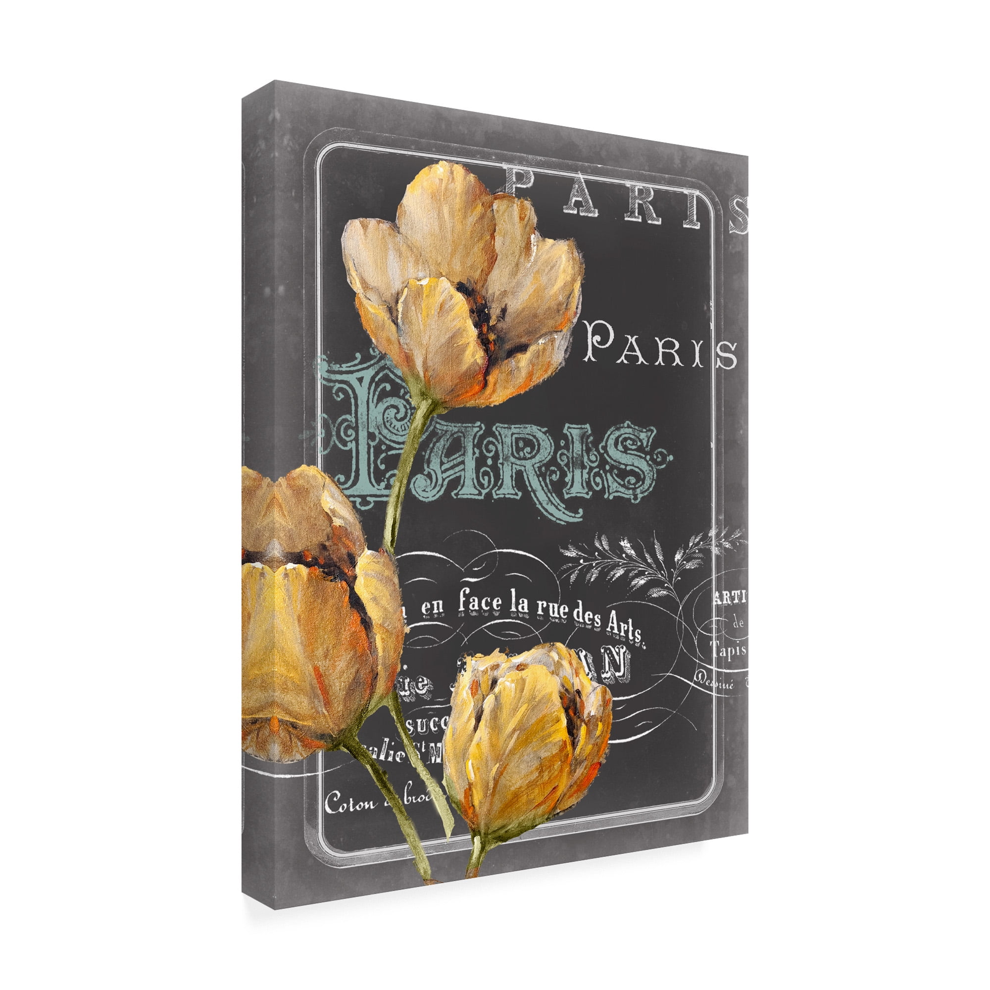 Trademark Fine Art 'Chalkboard Paris II' Canvas Art by Studio W