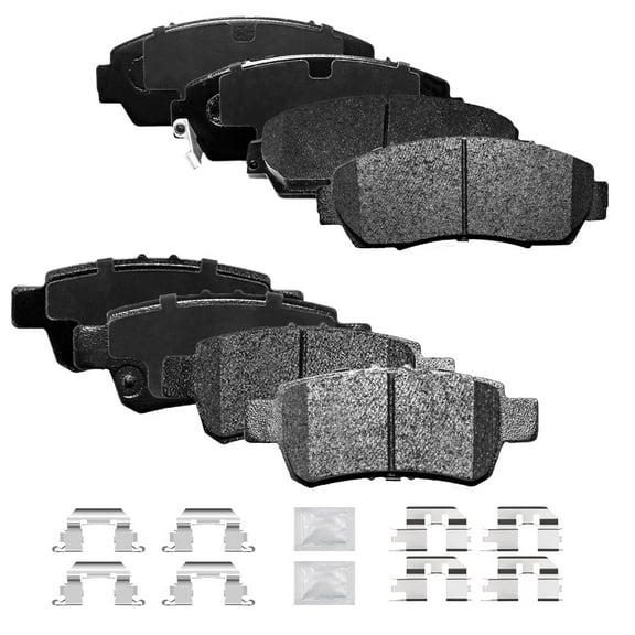 ACB ZONE 8PCS Front Rear Ceramic Brake Pads for 2005-2010 Honda Odyssey