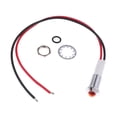 thumbnail image 2 of Paquete de 2-5 luces indicadoras de Panel de 10mm DC12V para motocicleta de coche para Wrie de 200mm 41mmx12mm Sunnimix  Luz indicadora del panel del tablero del automóvil, 2 of 8