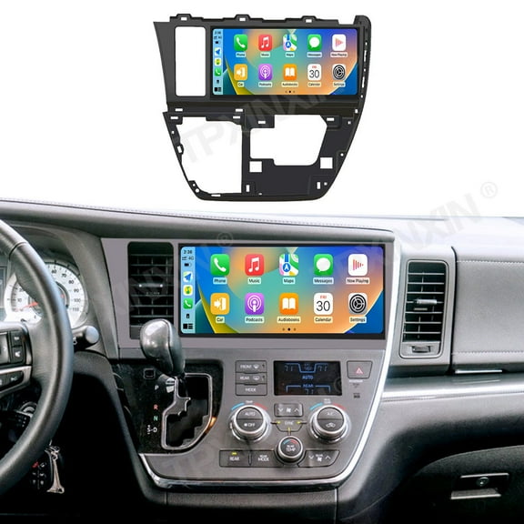 TPXINXIN For Toyota Sienna 2012-2018 Android 14 Car Radio 2Din Stereo Receiver Autoradio Multimedia Player GPS Navi Head Unit Screen