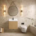 thumbnail image 2 of Lucas 24" Floating Bathroom Vanity Washed Oak, 2 of 11