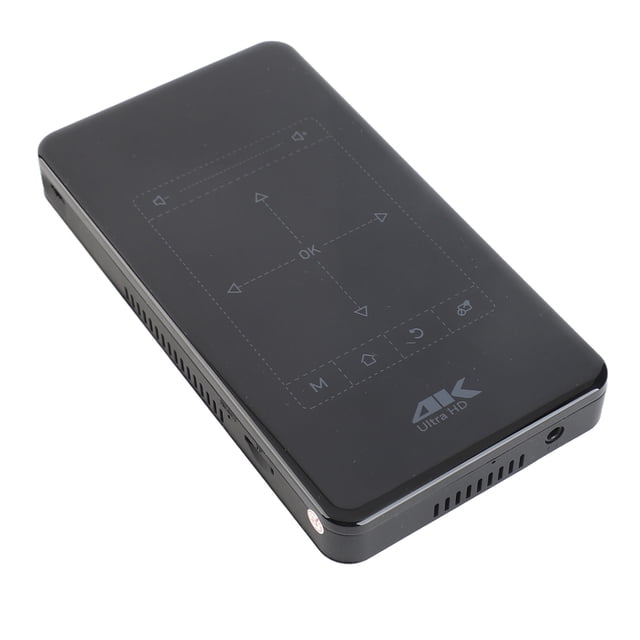 Mini Proyector, Corrección Trapezoidal Vertical Proyector Práctico Y Conveniente Tamaño De Pantalla Ajustable Decodificación 4K HD Para Oficina Para Habitación