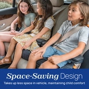 Chicco GoFit ClearTex Plus Backless Belt-Positioning Booster Car Seat, LATCH Attachment Plus Quick-Release - Static (Black), New