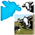 Measuring Mat Diy Farm Cow Head Decorative Rubber Tools Cow Head