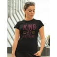 thumbnail image 2 of King 23 Cleveland Women Black T-Shirt, Female x-Large, 2 of 4