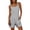 Black, variant on Jumpsuits for Women Casual Striped Crew Neck Sleeveless Button Overalls with Pockets Summer Rompers