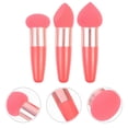 thumbnail image 3 of FELTECHELECTR 3 esponjas de maquillaje portátiles, accesorios cosméticos de maquillaje., 3 of 6