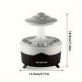 thumbnail image 6 of Cool Mist Humidifier with Water Drop Design, Aroma Diffuser for Home Office,7.44 in, 6 of 11