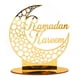 thumbnail image 3 of Style 1 Adorno acrílico Eid Mubarak, Luna hueca de oro, estrella, accesorio artesanal para el hogar, fiesta islámica musulmana, suministros de decoración de Ramadán, 3 of 5