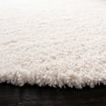 thumbnail image 3 of SAFAVIEH Fontana Jamie Solid Plush Shag Area Rug, Ivory, 6'7" x 6'7" Round, 3 of 9