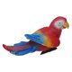 thumbnail image 5 of Parrot Sculpture Ornament Waterproof Lifelike Synthetic Resin Decorative Bird Statue for Garden Courtyard Balcony Red Macaw On The Left, 5 of 8