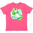 thumbnail image 3 of Inktastic St. Patrick's Day Unicorn with Four Leaf Clovers Youth T-Shirt, 3 of 5
