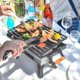 thumbnail image 5 of Sungmor Parrilla de Bbq de Hierro Fundido de Mesa Pequeña Estufa de Carbón para Calentar Alimentos, 1 Pieza, 31.5 x 19CM, 5 of 9