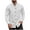 White, variant on Dress Shirts for Men Stretch Dress Shirts Collarless Button Down Long Sleeve Shirts Muscle Fit White XXL(XXL)