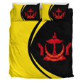 thumbnail image 4 of Brunei Bandera Escudo de Armas Juego de cama Círculo RLT7, 4 of 5