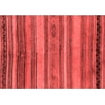 thumbnail image 1 of Ahgly Company Indoor Rectangle Abstract Red Modern Area Rugs, 2' x 5', 1 of 4