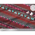 thumbnail image 2 of Soimoi Modal Satin Fabric Geometric & Semi Mandala Decorative Decor Fabric Printed Yard 42 Inch Wide, 2 of 2
