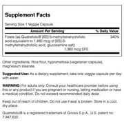 Swanson Folate 5-Methyltetrahydrofolic Acid-Higher Potency, Bioactive Form