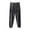 Black2, variant on Annhoo Maternity Fleece Pants for Women Plaid Straight Leg Elastic Waist Drawstring Sleepwear Comfy Thick Warm Pants