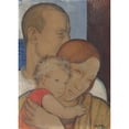 thumbnail image 2 of Viktor Kiss 18x24 Gold Ornate Framed and Double Matted Museum Art Print Titled - Family (1932), 2 of 4