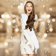 thumbnail image 2 of 12-Piece Plain White Satin Sashes for Graduation, Wedding, and Party Decorations - DIY Event Accessory Supplies, 2 of 6