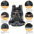 thumbnail image 4 of DC Diamond Candy Hiking Backpack for Men and Women 40L Lightweight Day Pack for Travel Camping, 4 of 6